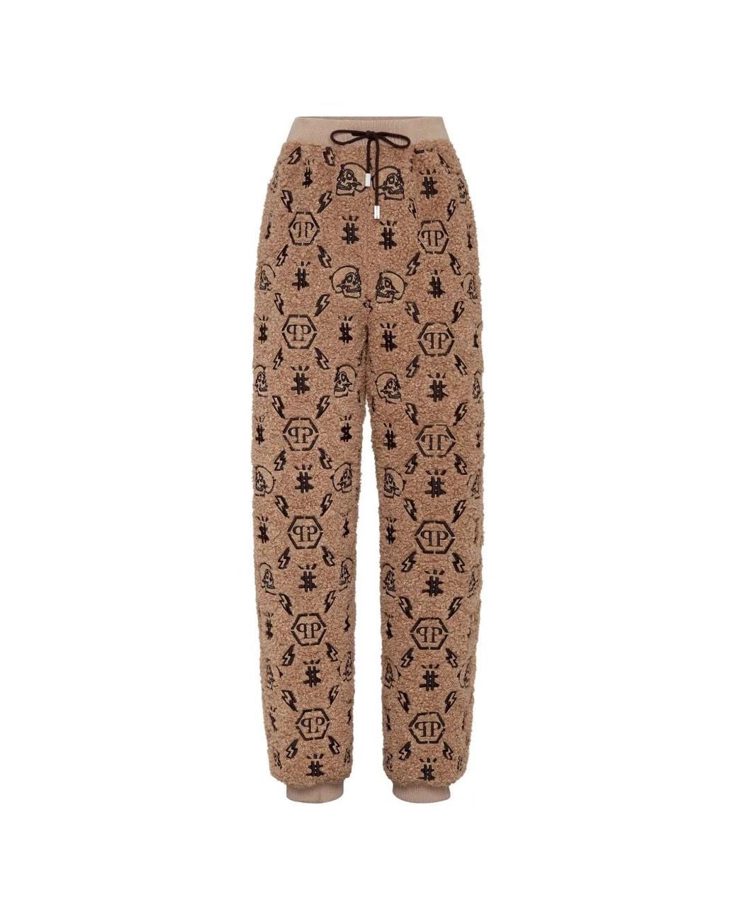 Philipp Plein Trainingsbroek Met Monogram in het Natural