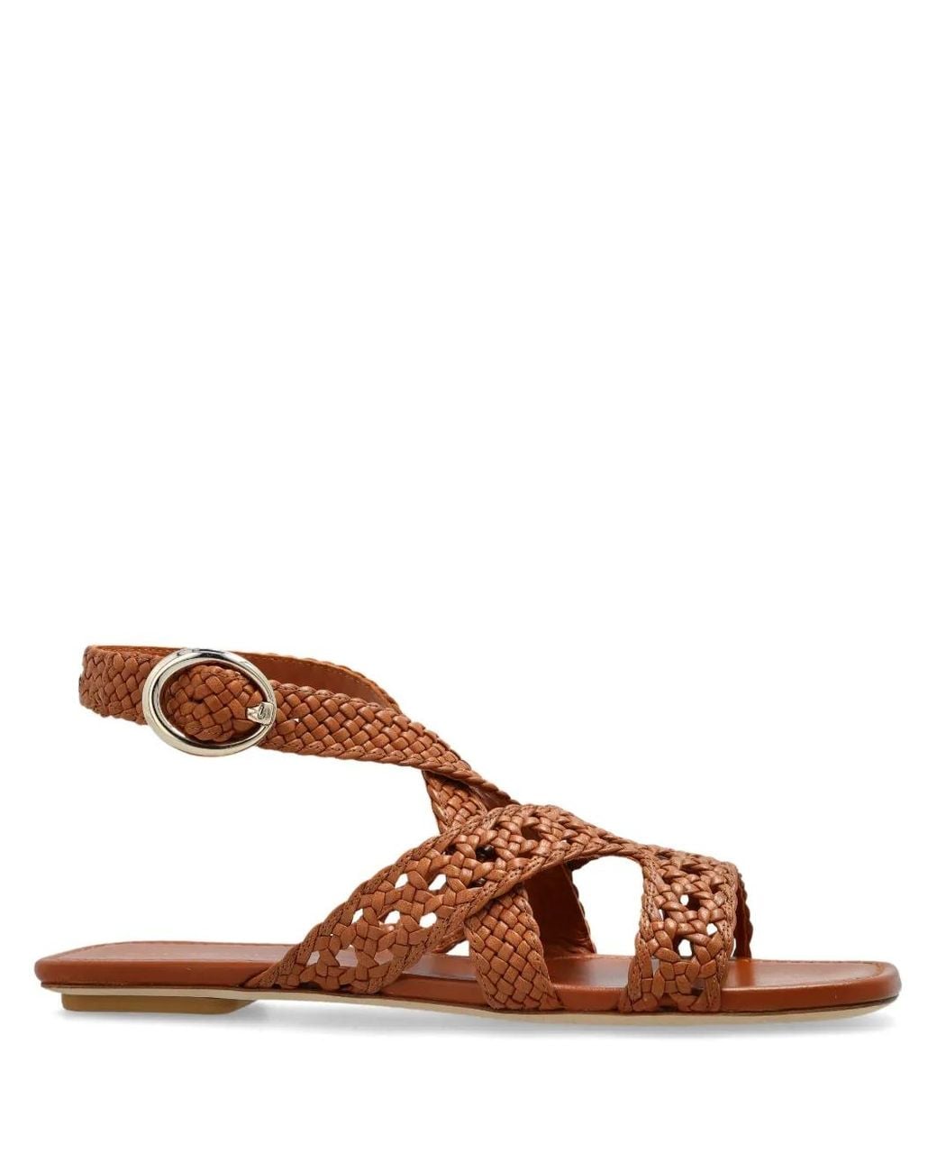 Stuart Weitzman Brown Thea Sandal