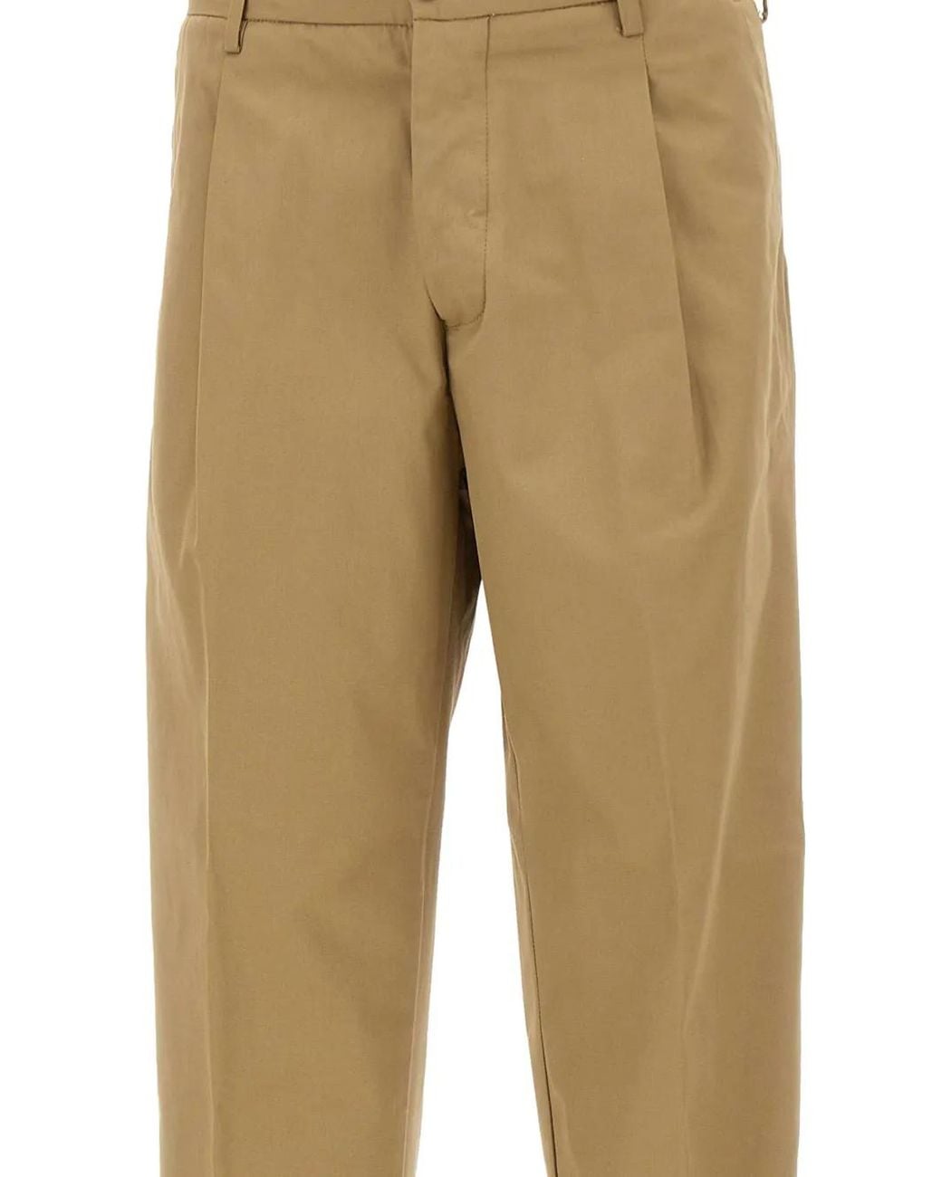 Myths Natural Pleats Flap Trousers for men
