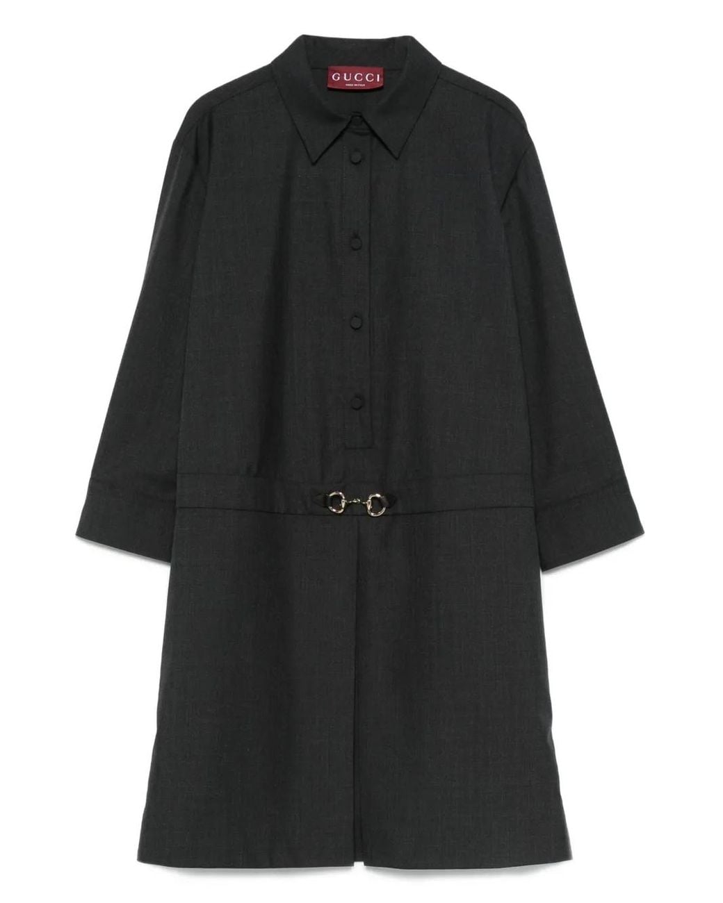 Gucci Mini-Blousejurk Met Knopen in het Black