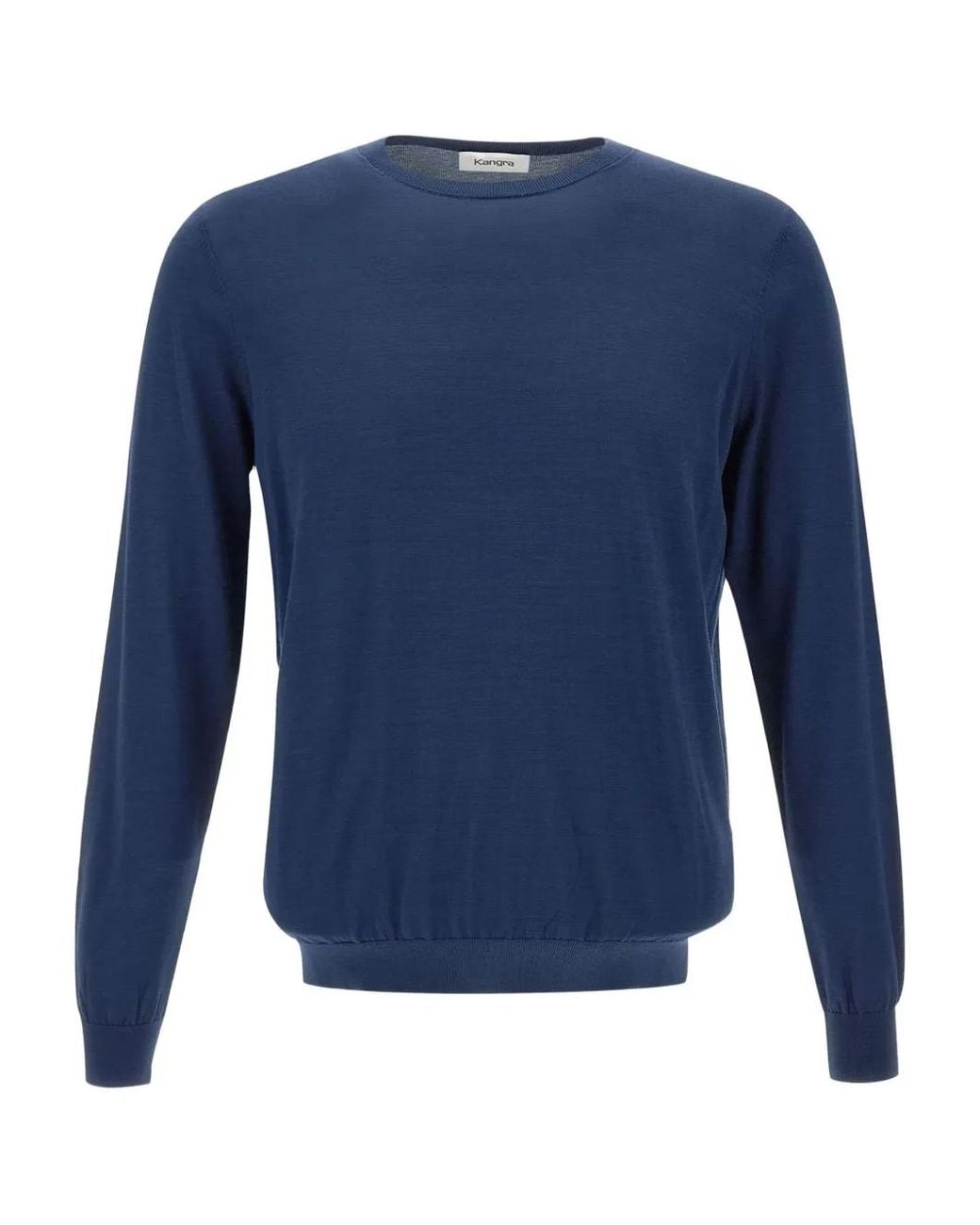 Kangra Blue Crew-Neck Sweater for men