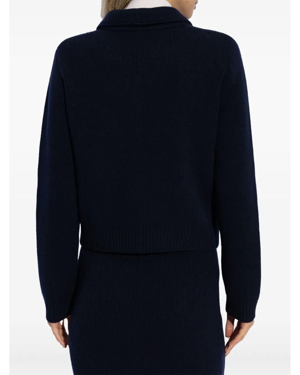 Lisa Yang Blue The Lynna Cardigan