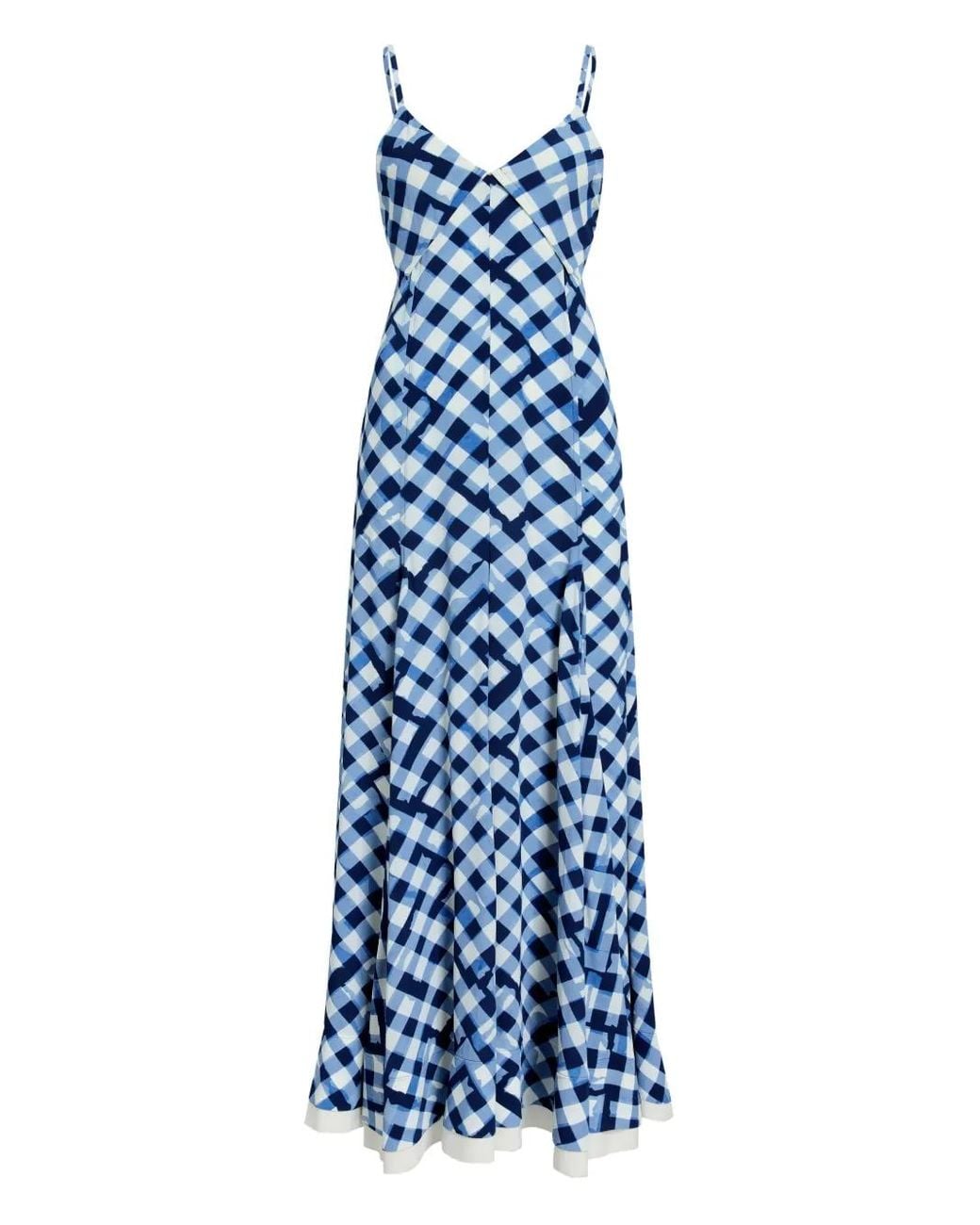 Proenza Schouler Blue June Maxi Dress
