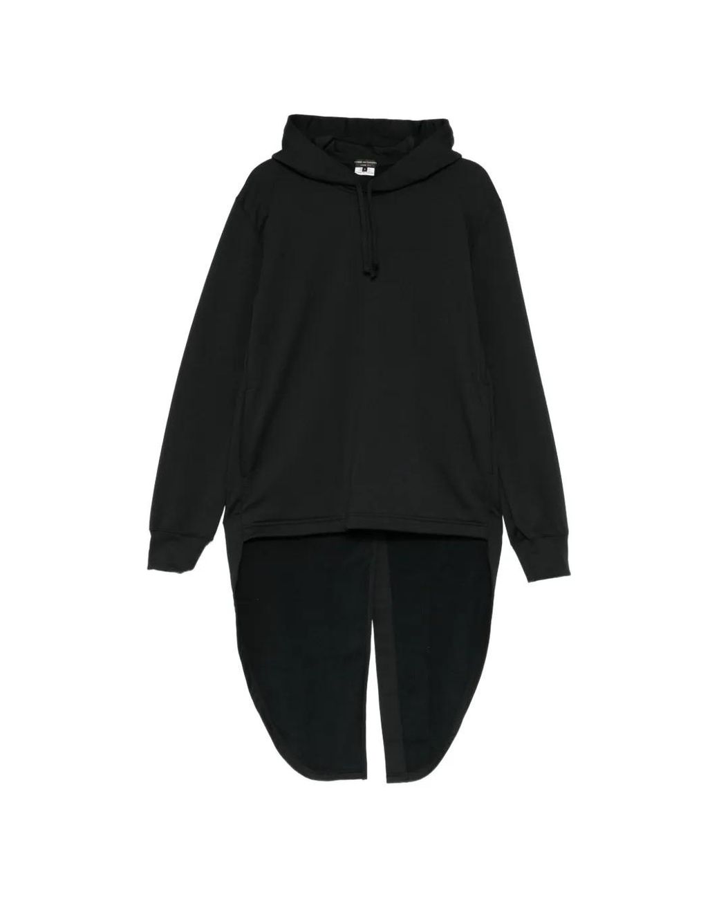Comme des Garçons Black Asymmetric Tail-Coat Hoodie for men