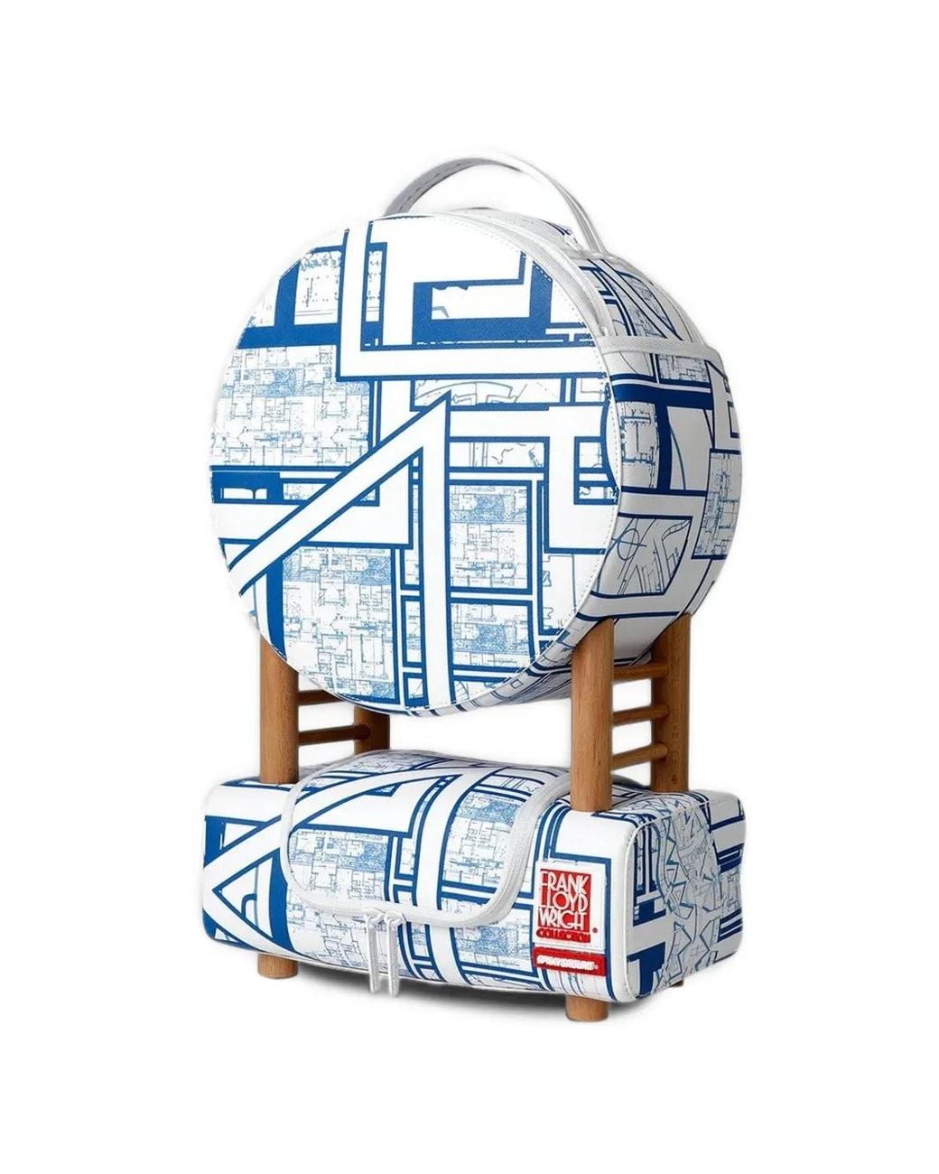 Sprayground White Frank Lloyd Wright Backpack for men