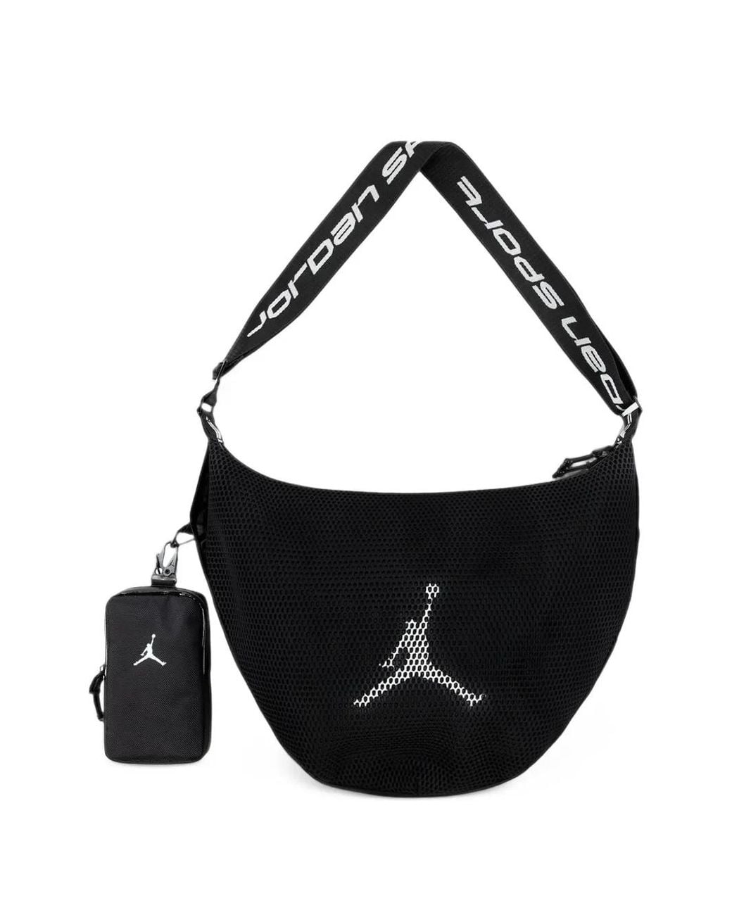 Nike Black Logo-Detail Shoulder Bag for men