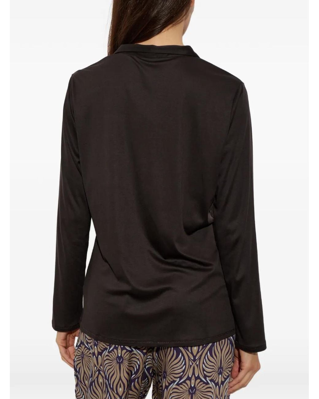 Hanro Black Chemise Grand Central