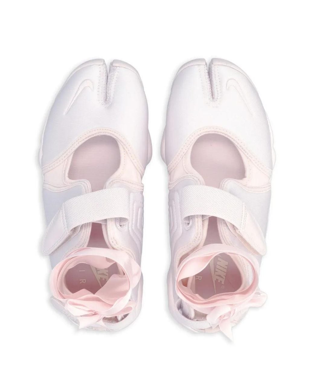 Nike Pink Air Rift Se Split-Toe Ribbon-Tie Sneakers