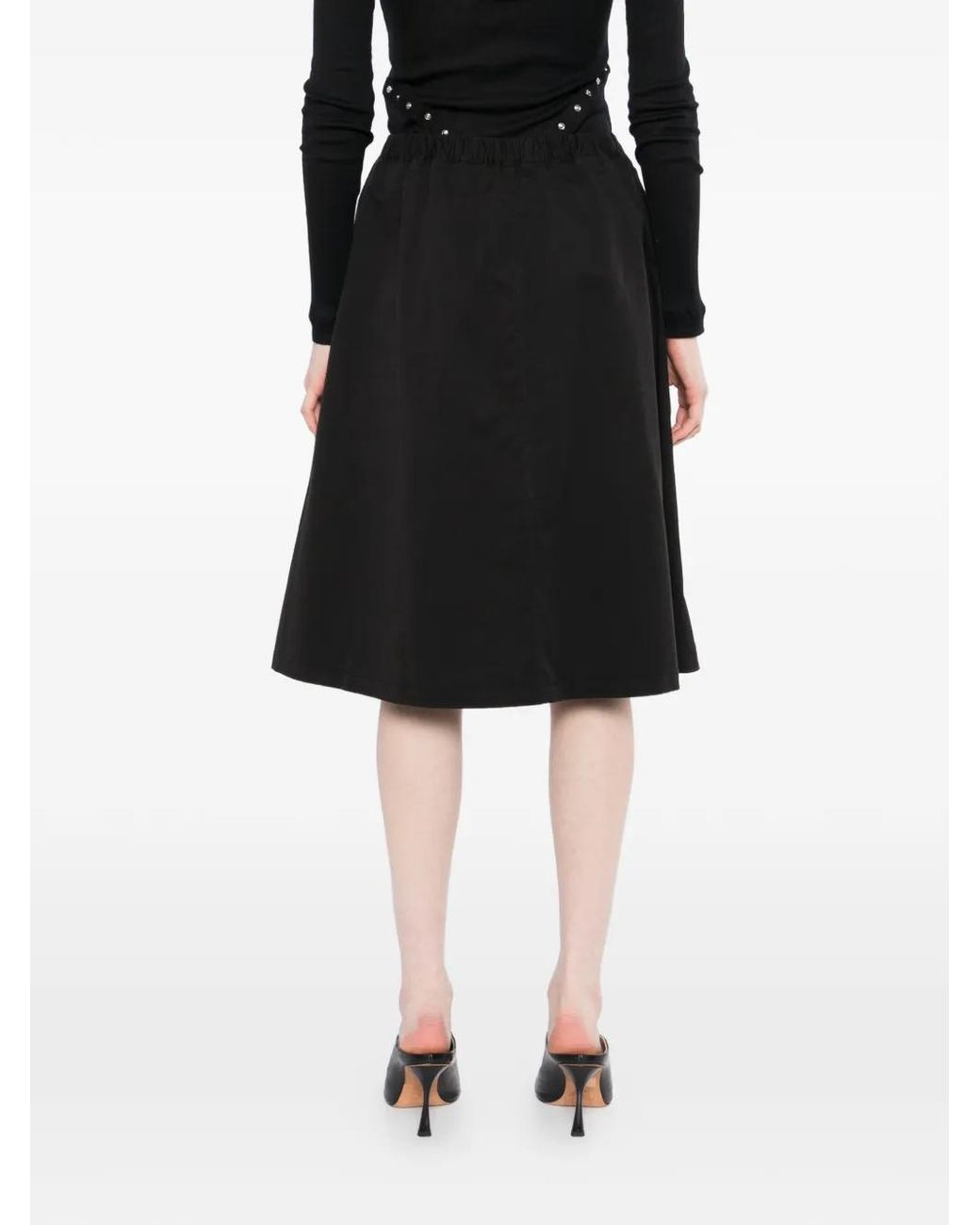 JNBY Black Arrow-Embellished Skirt