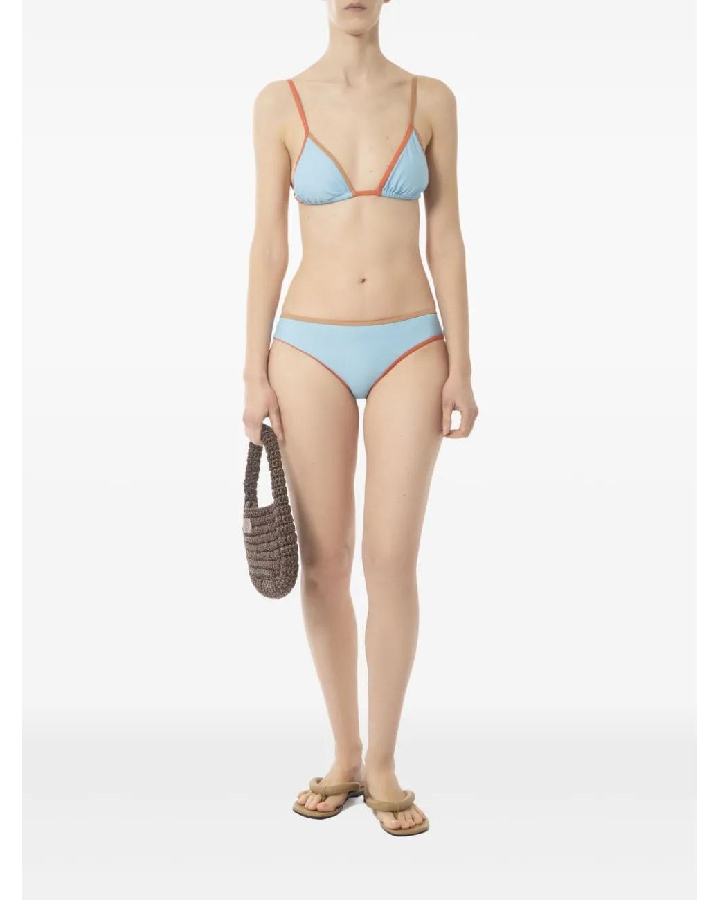 Pilzer Blue Trio Bikini Bottoms