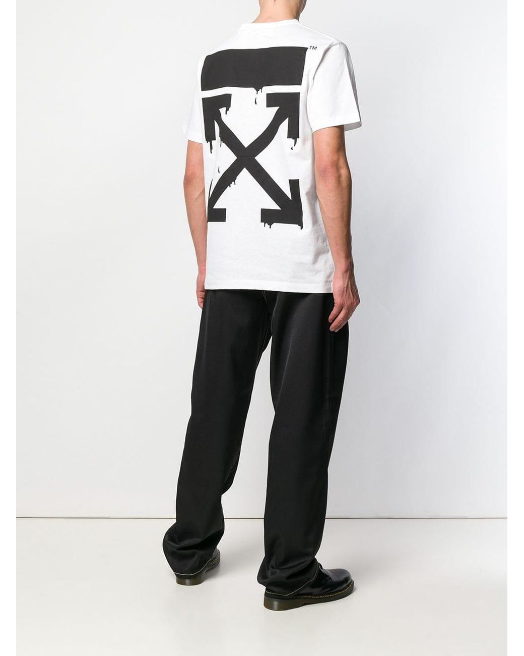 trabajador Tomate cámara Camiseta con estampado de Bart Simpson Off-White c/o Virgil Abloh de hombre  de color Blanco | Lyst
