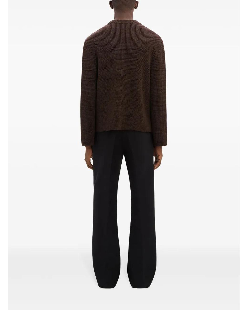Courreges Wollen Sweater in het Brown voor heren