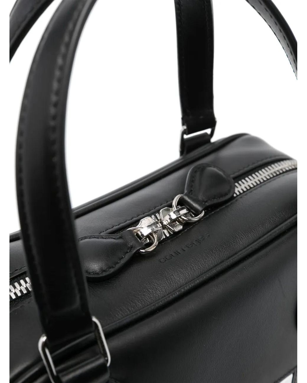 Courreges Black Tote Bag With Logo