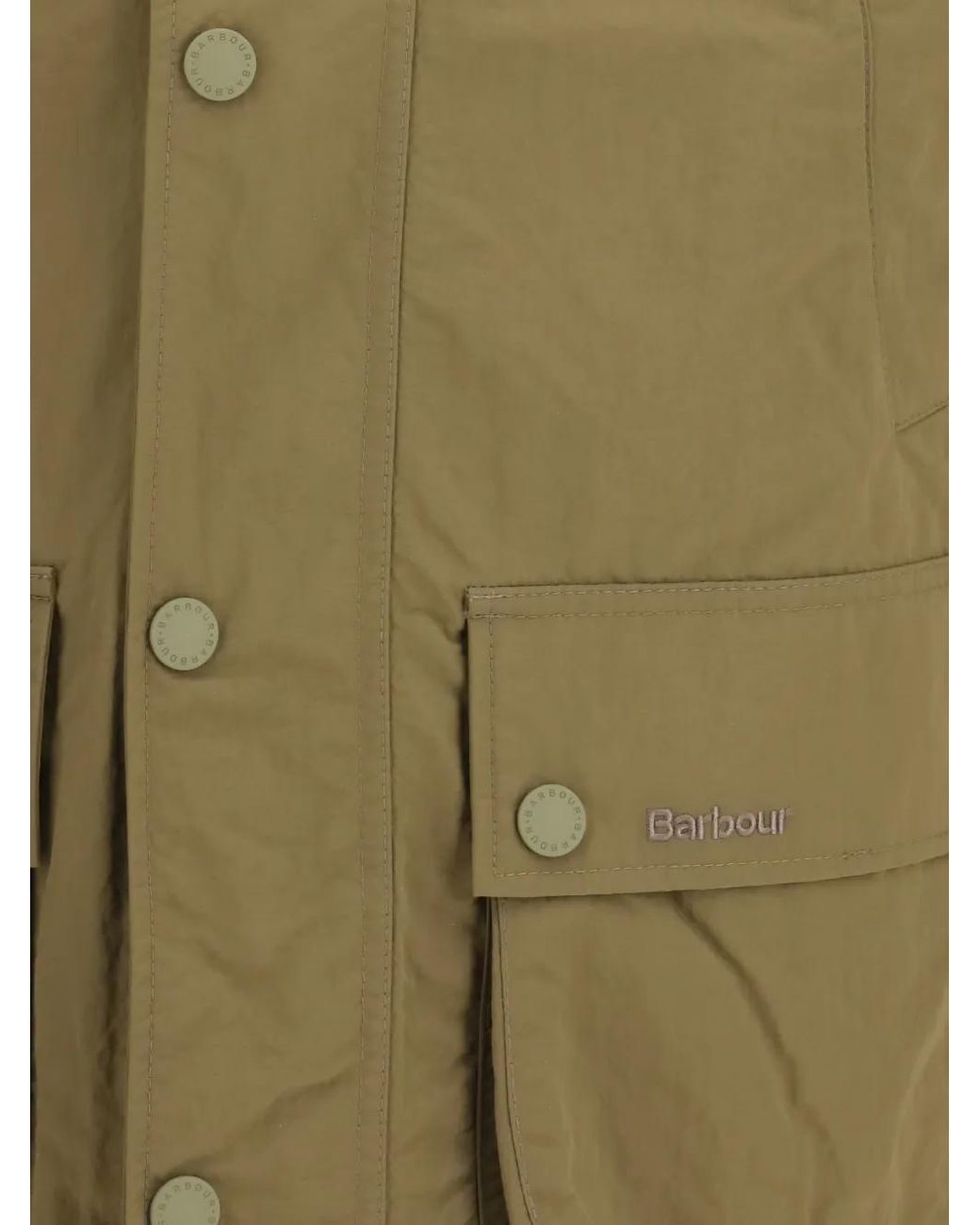 Barbour Green Rain Jacket Ashby for men