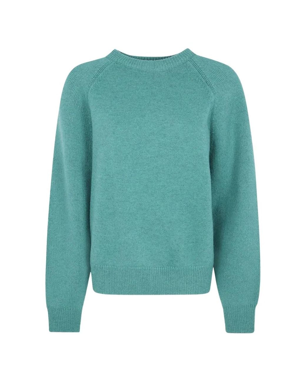 Frankie Shop Green Lina Crew-Neck Sweater