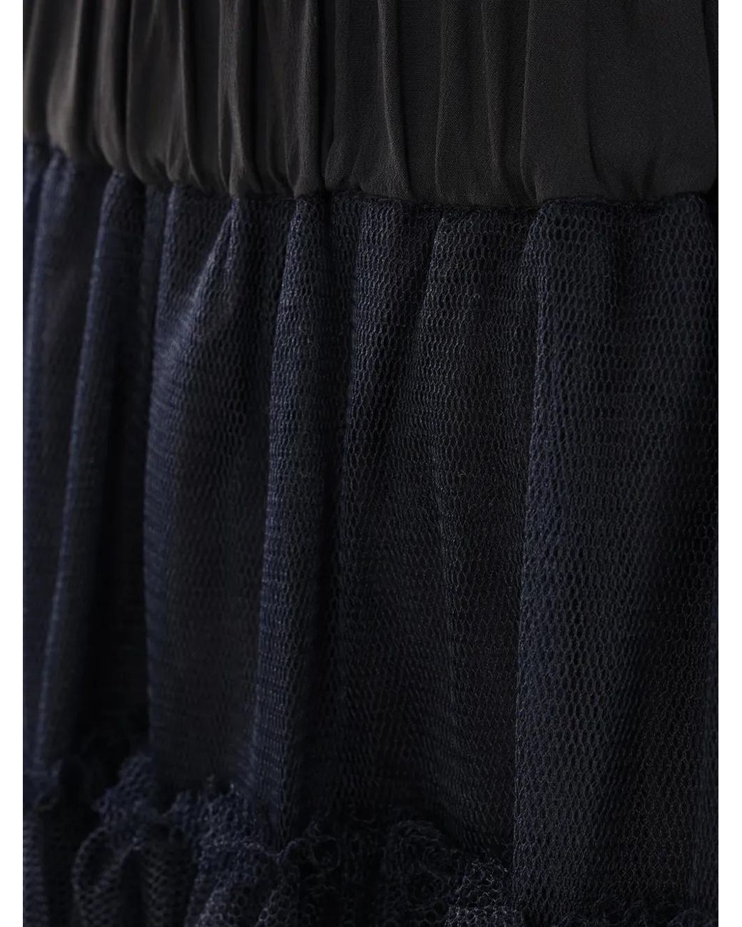 Simone Rocha Blue Tulle Midi Skirt