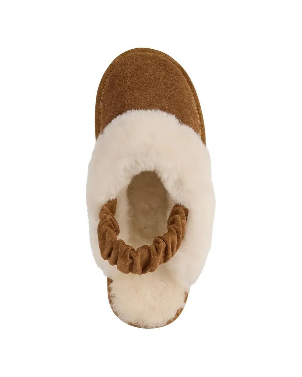 EMU Brown Hartz Slipper Mit Plateau