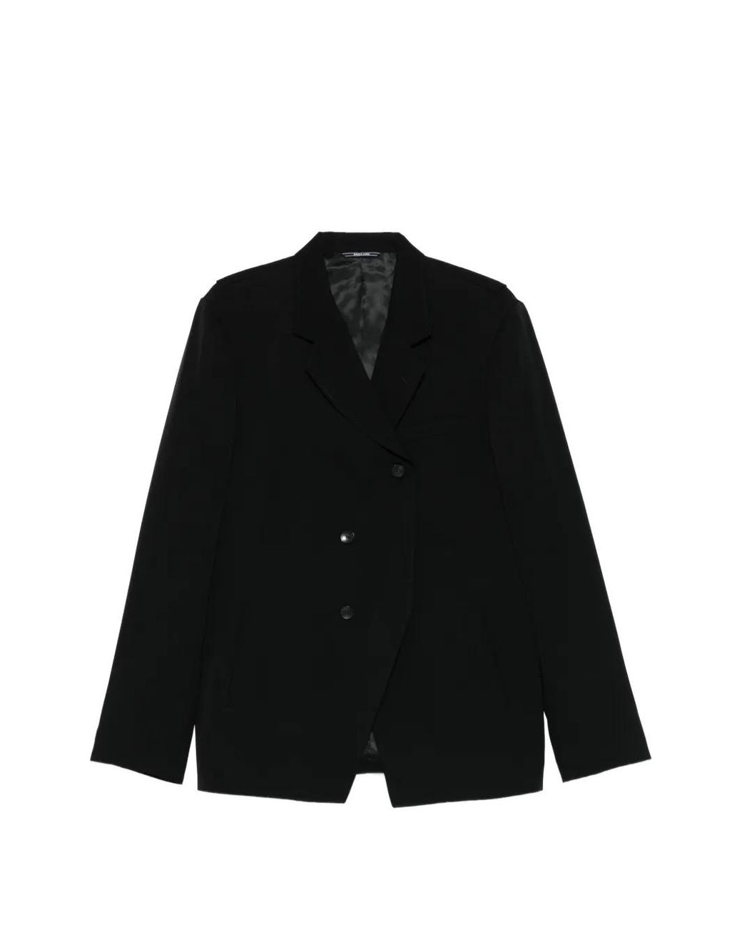 Kiko Kostadinov Black Double-Breasted Tailored Jacket for men