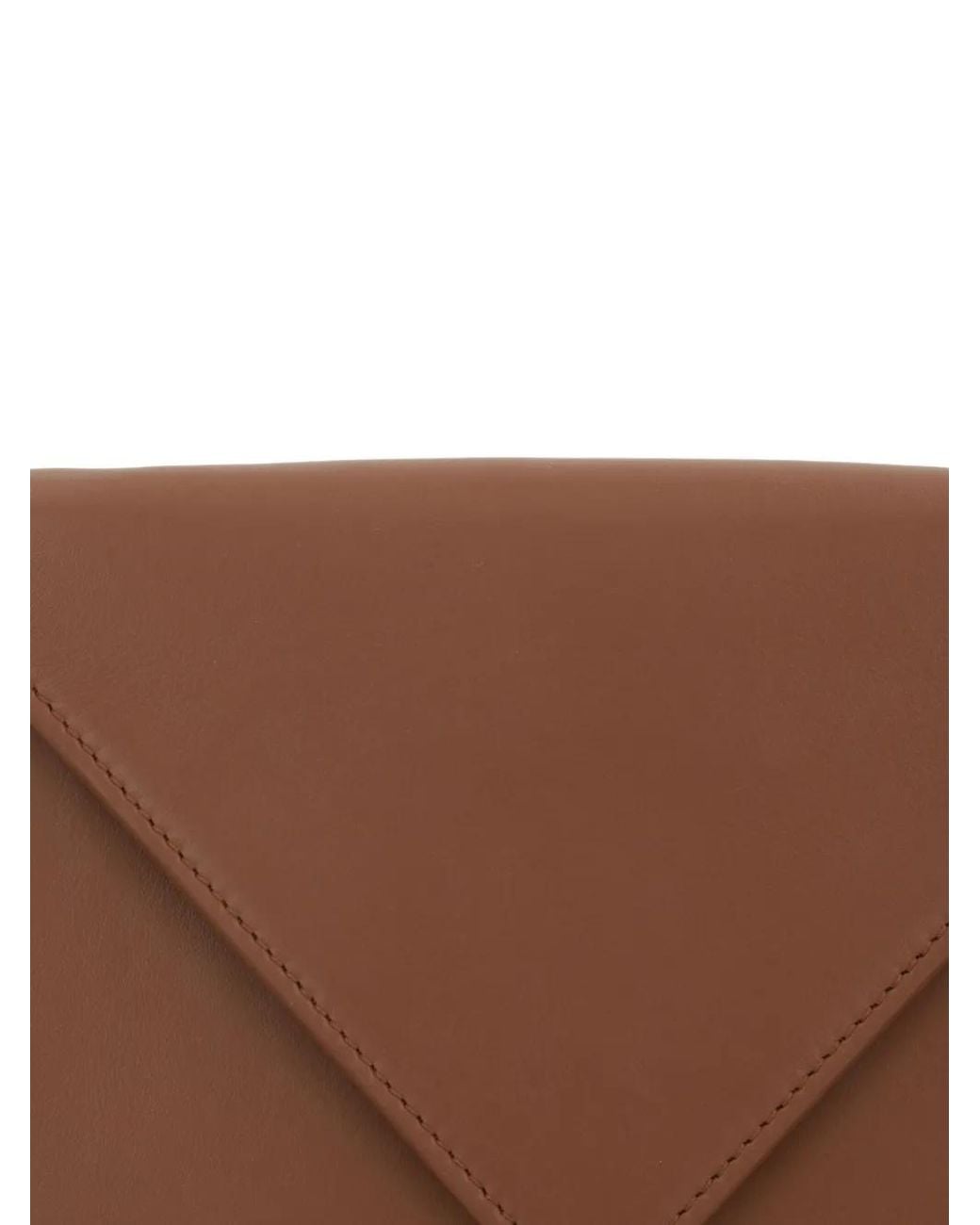 Aesther Ekme Brown Mini Envelope Leather Shoulder Bag