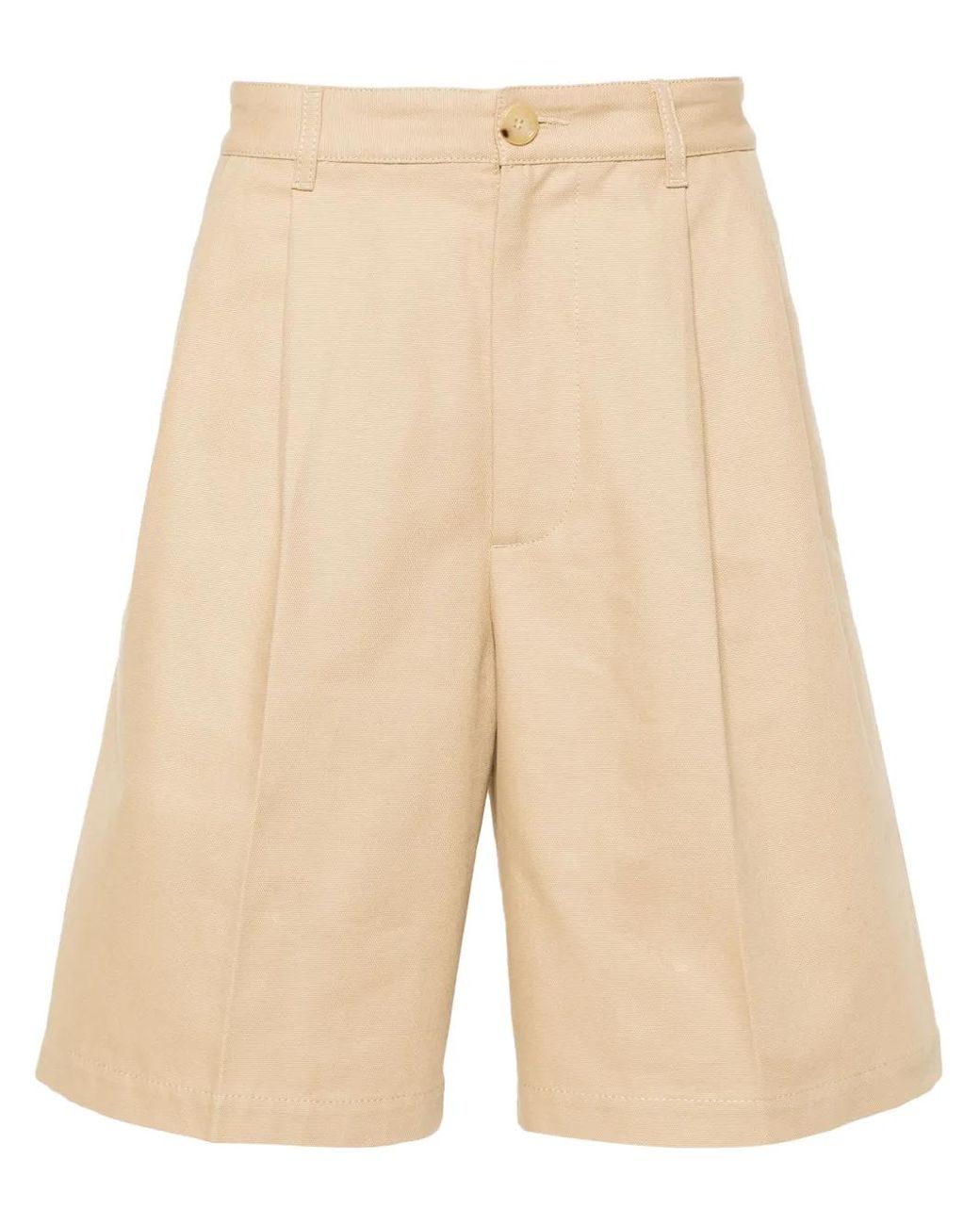 Gucci Natural Embroidered Bermuda Shorts for men