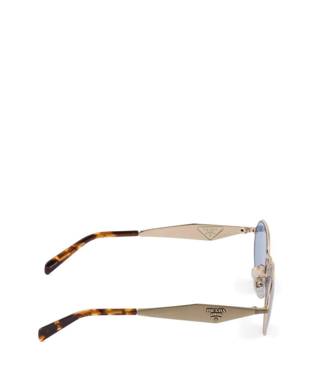 Prada Blue Sunglasses With Logo