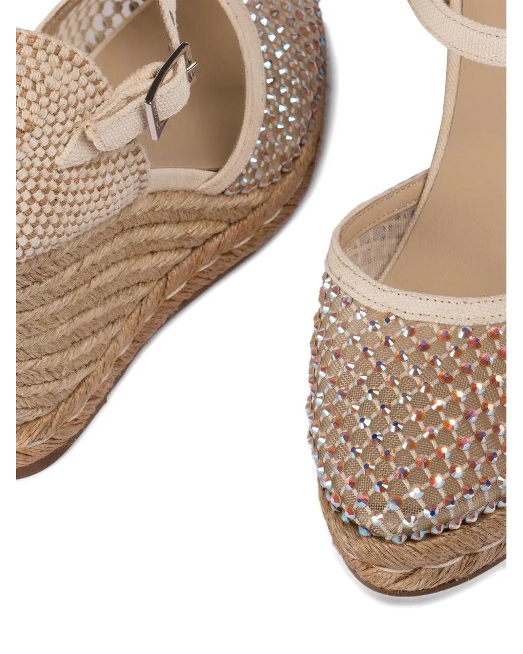 Le Silla Natural Espadrilles Gilda À Talon