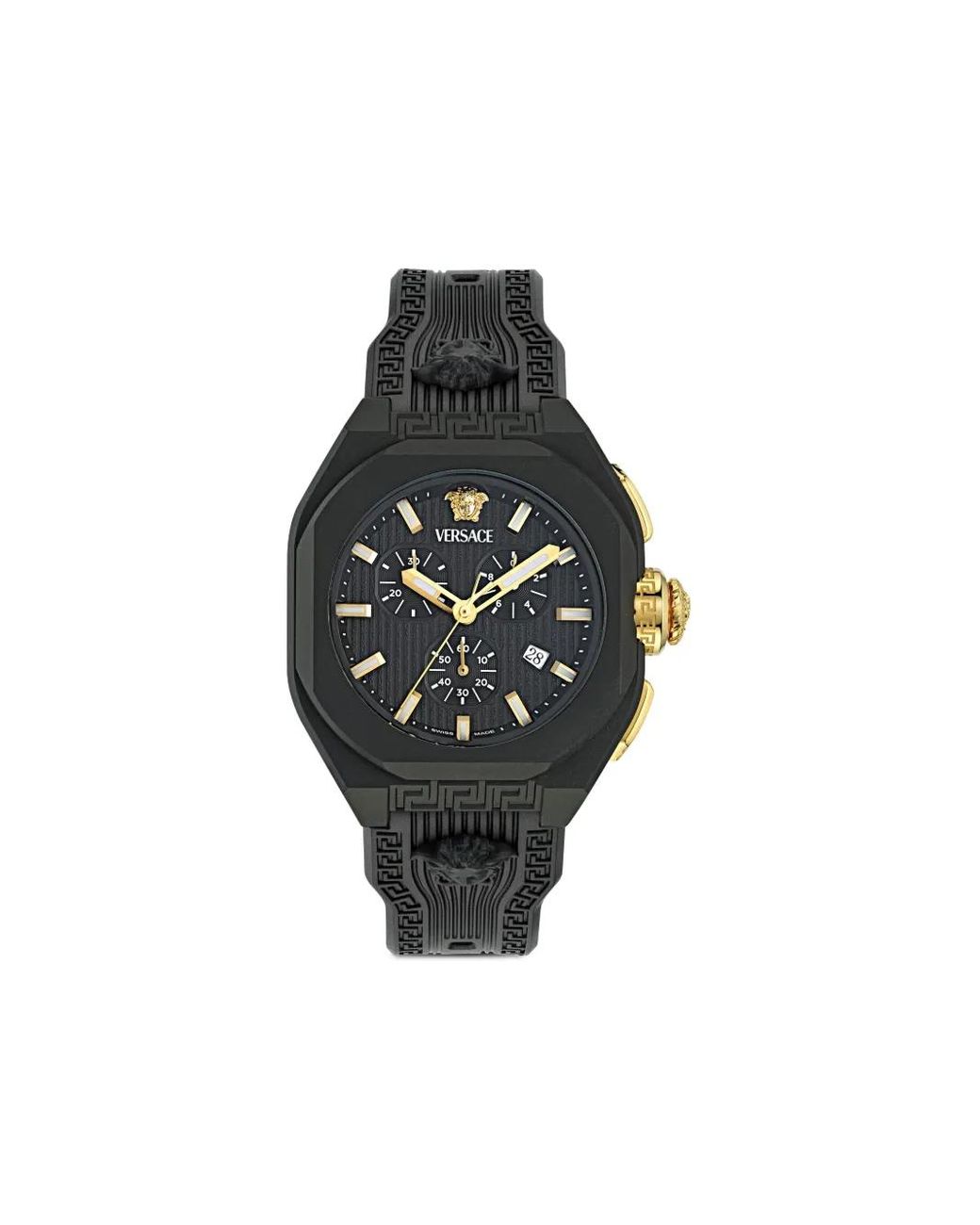 Versace Black V-Legend Chrono 44Mm Watch for men