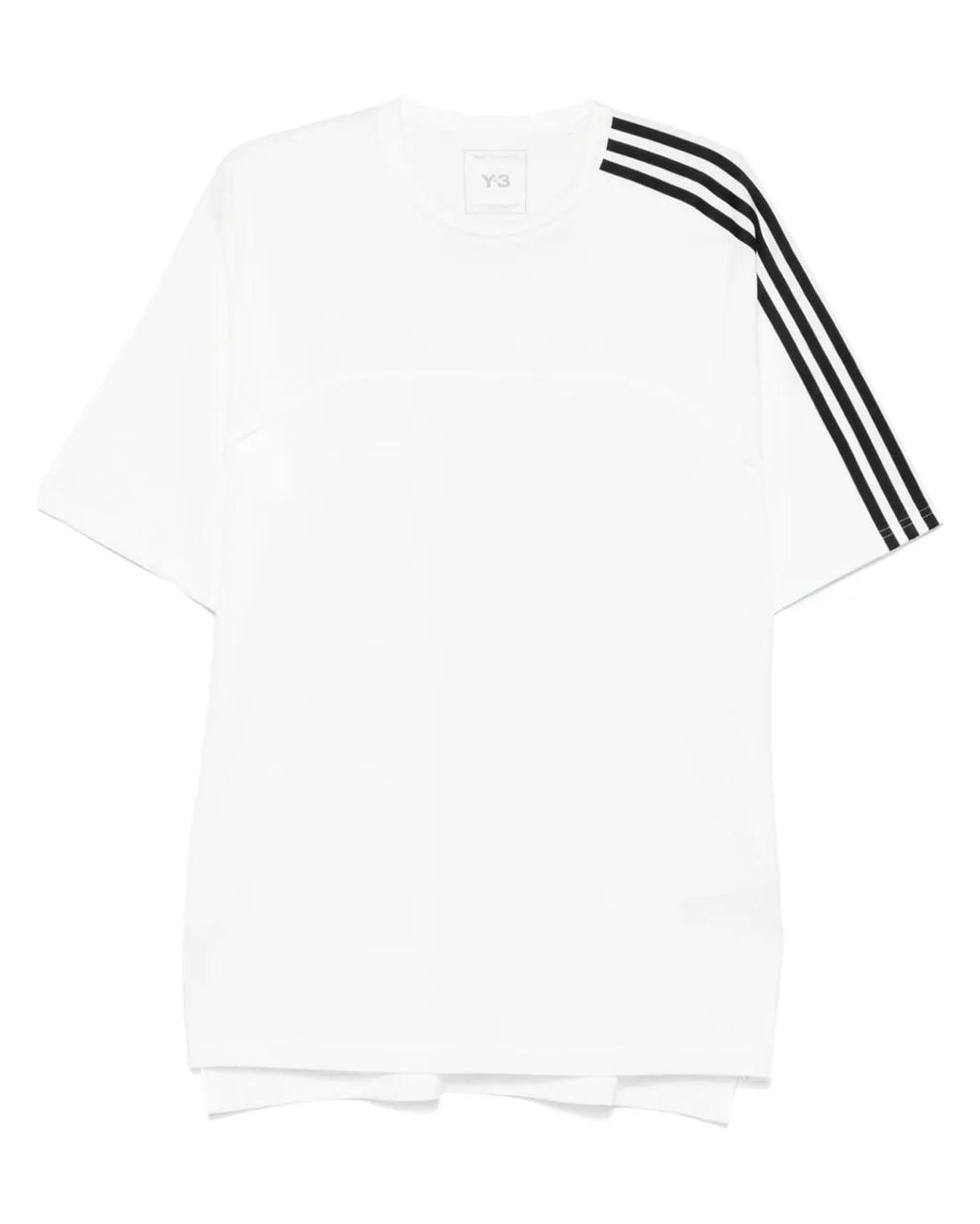 Y-3 White 3S Ss Tee for men