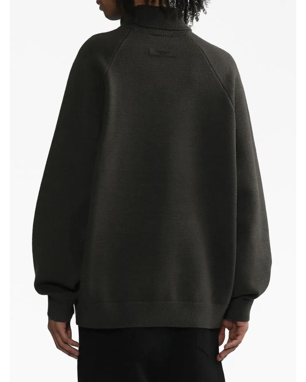 Fear Of God Black Roll-Neck Jumper for men