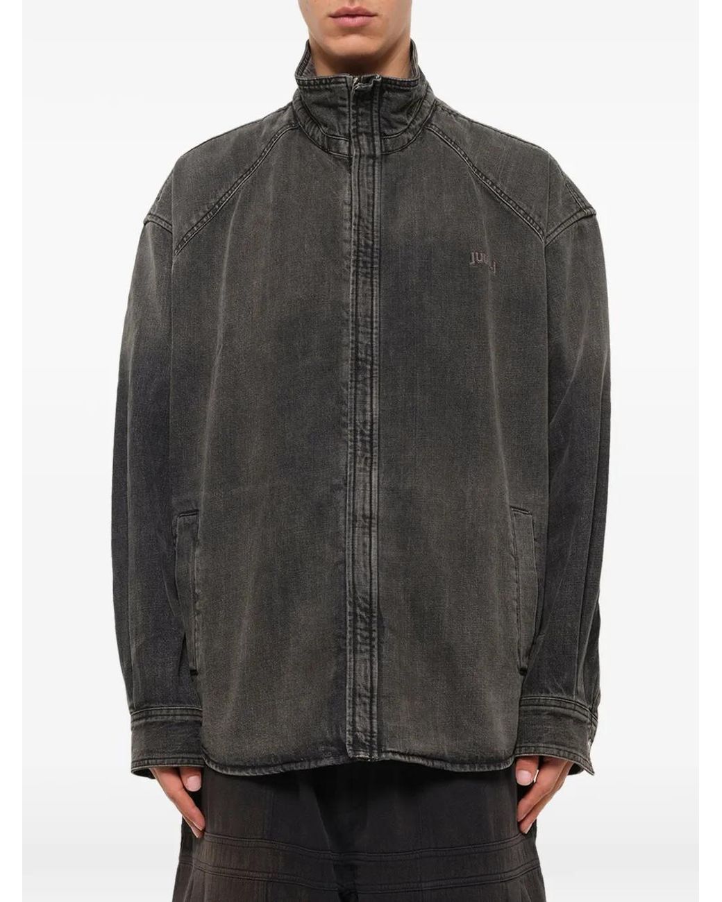 Juun.J Gray Cotton Jacket for men
