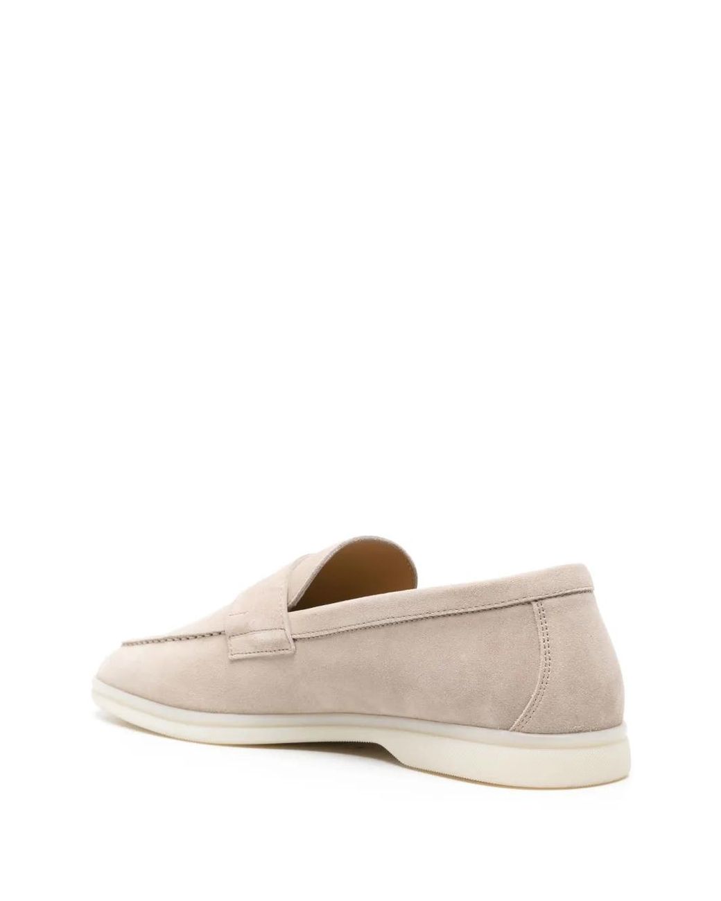 Scarosso Natural Luciano Suede Loafers for men