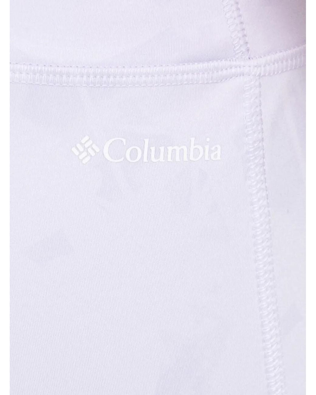 Columbia White Windgates Patterned Leggings