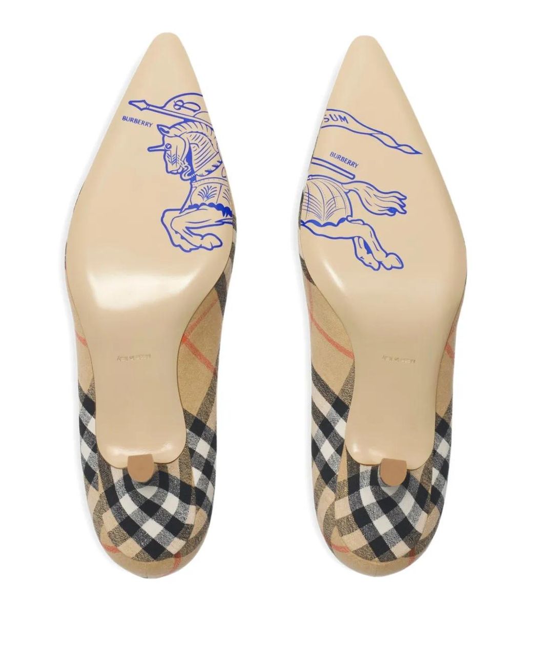 Burberry Natural Check Dame Pumps