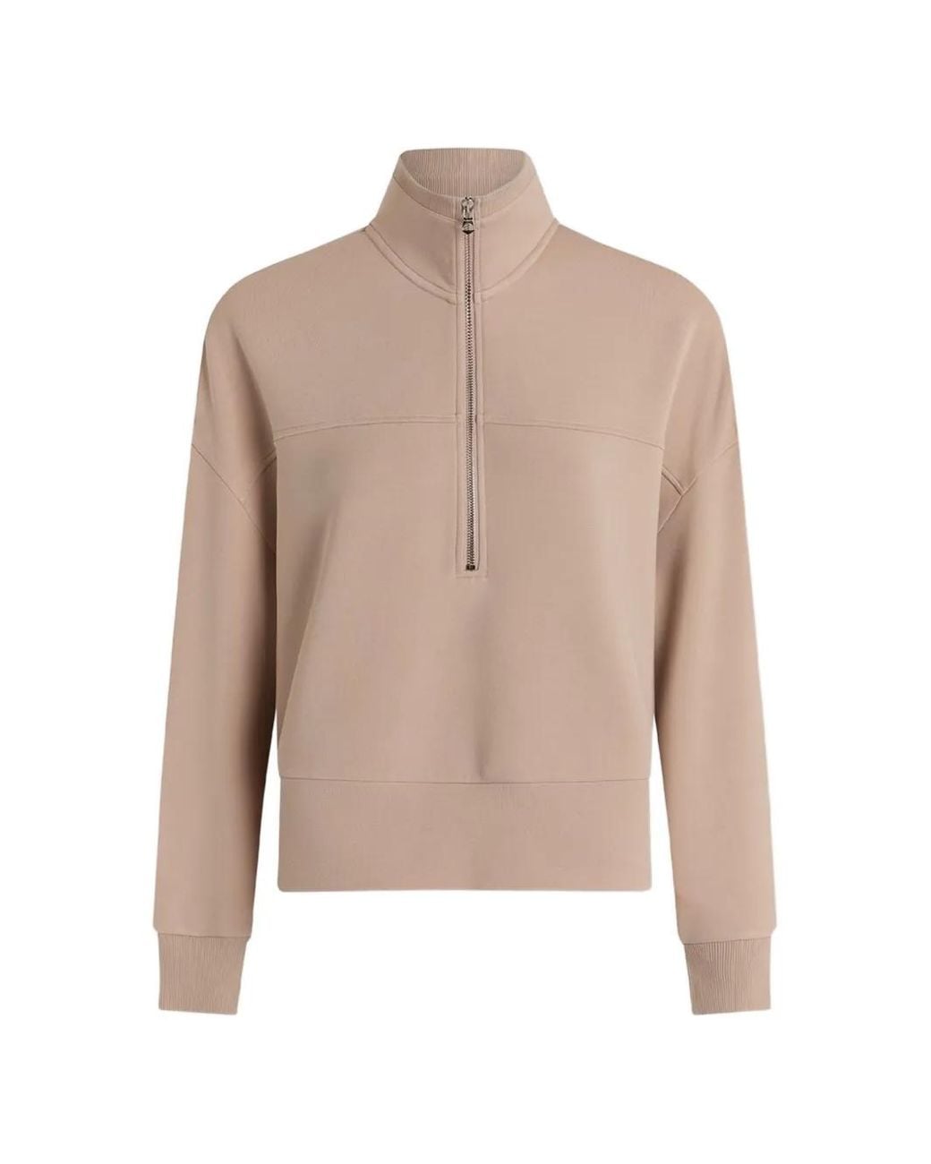 Varley Natural Kayleigh Half Zip Sweatshirt