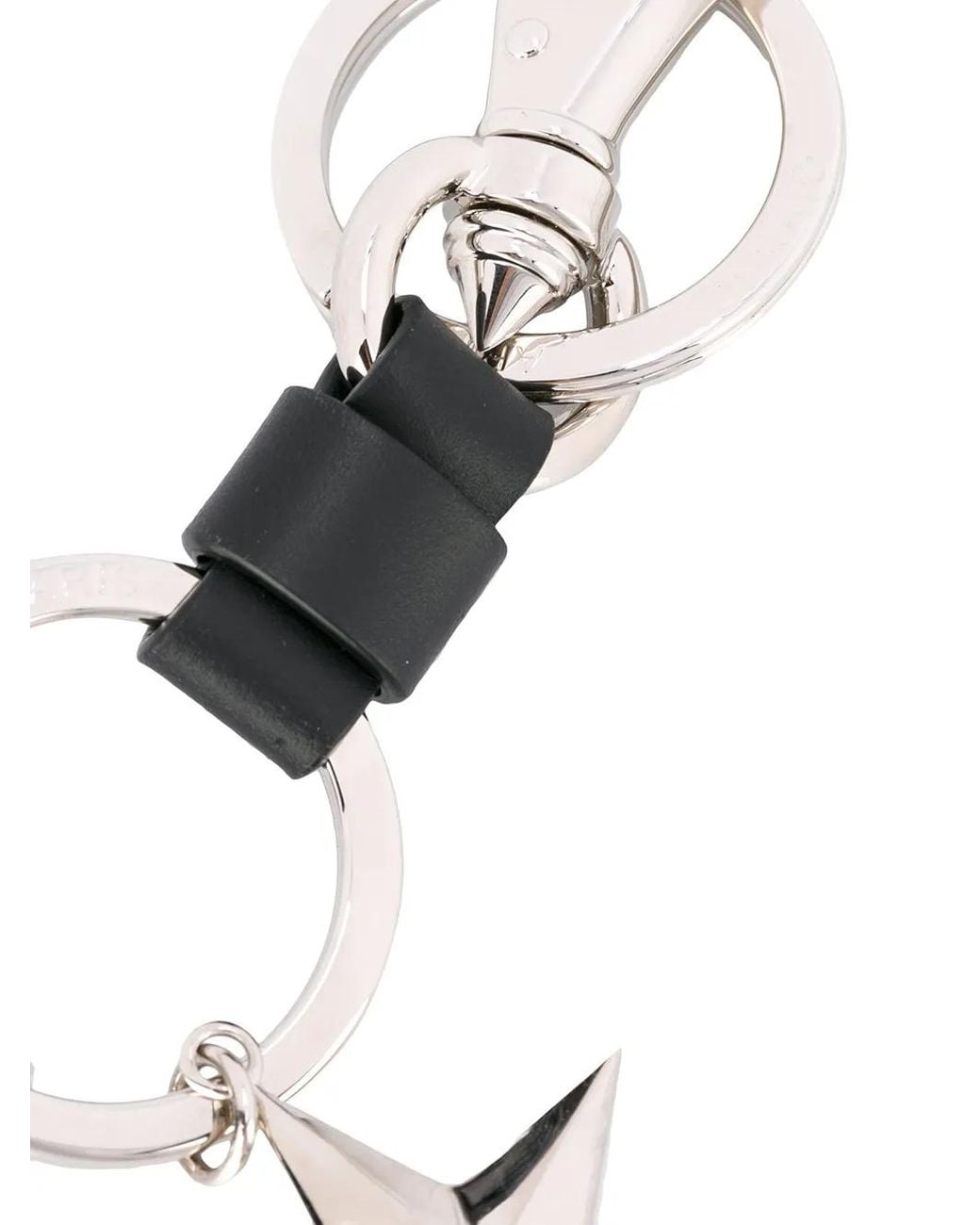 Givenchy White Star Charm Keyring