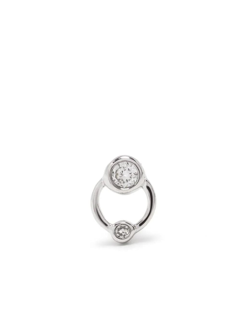 Maria Black White 14Kt Bardot Diamond Stud Earring