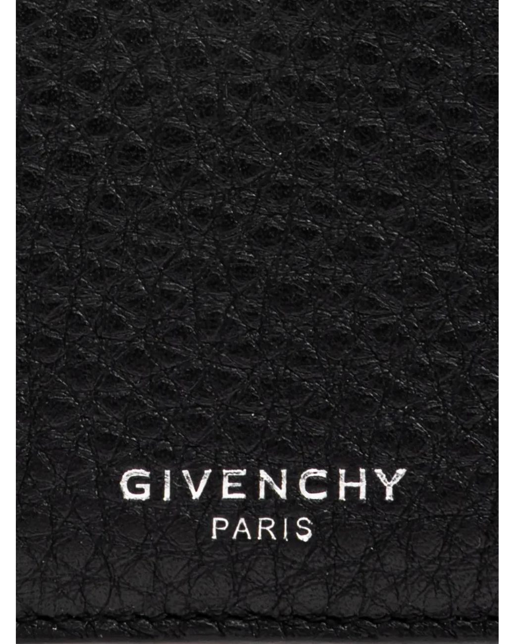 Givenchy Black Zipped Card Holder for men