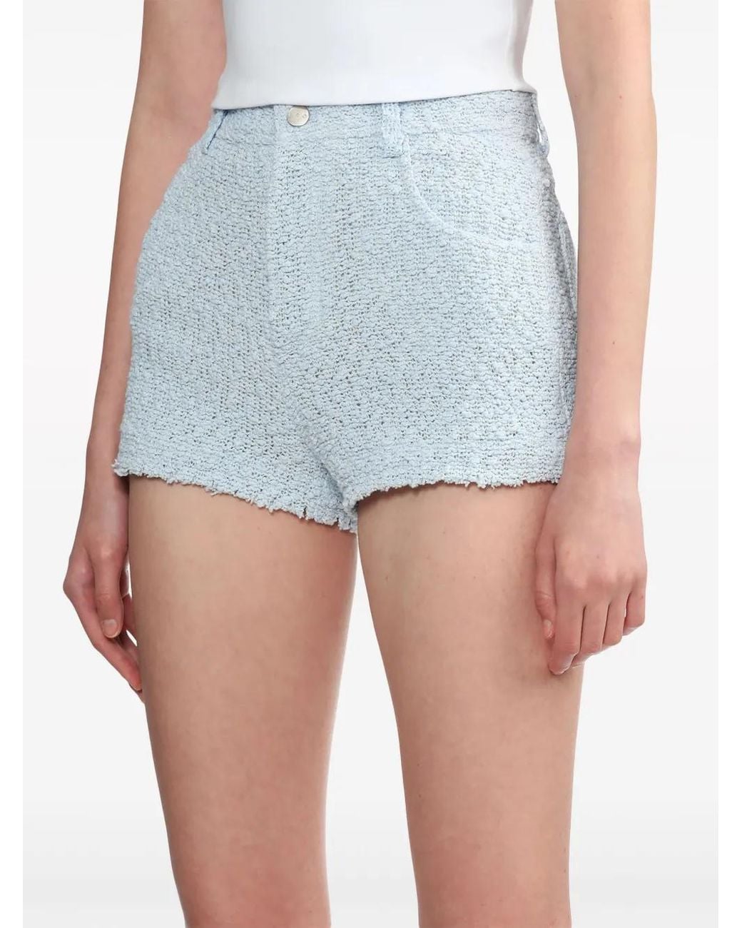 IRO Tweed Shorts in het Blue