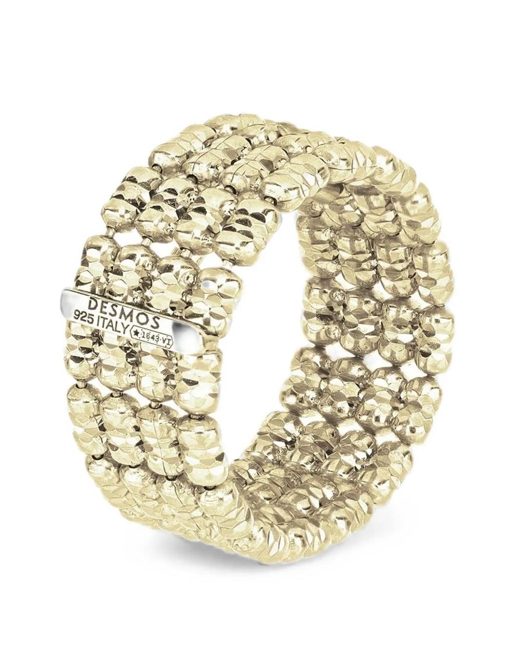 Desmo Metallic Infinity Ring