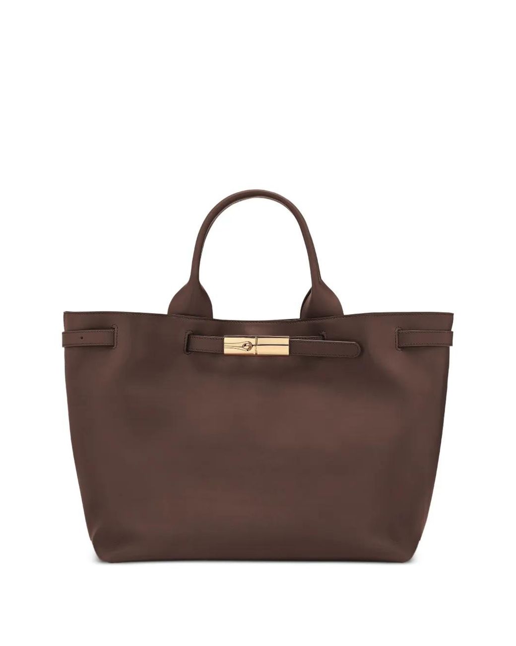 Longchamp Brown Large Le Roseau Tote Bag