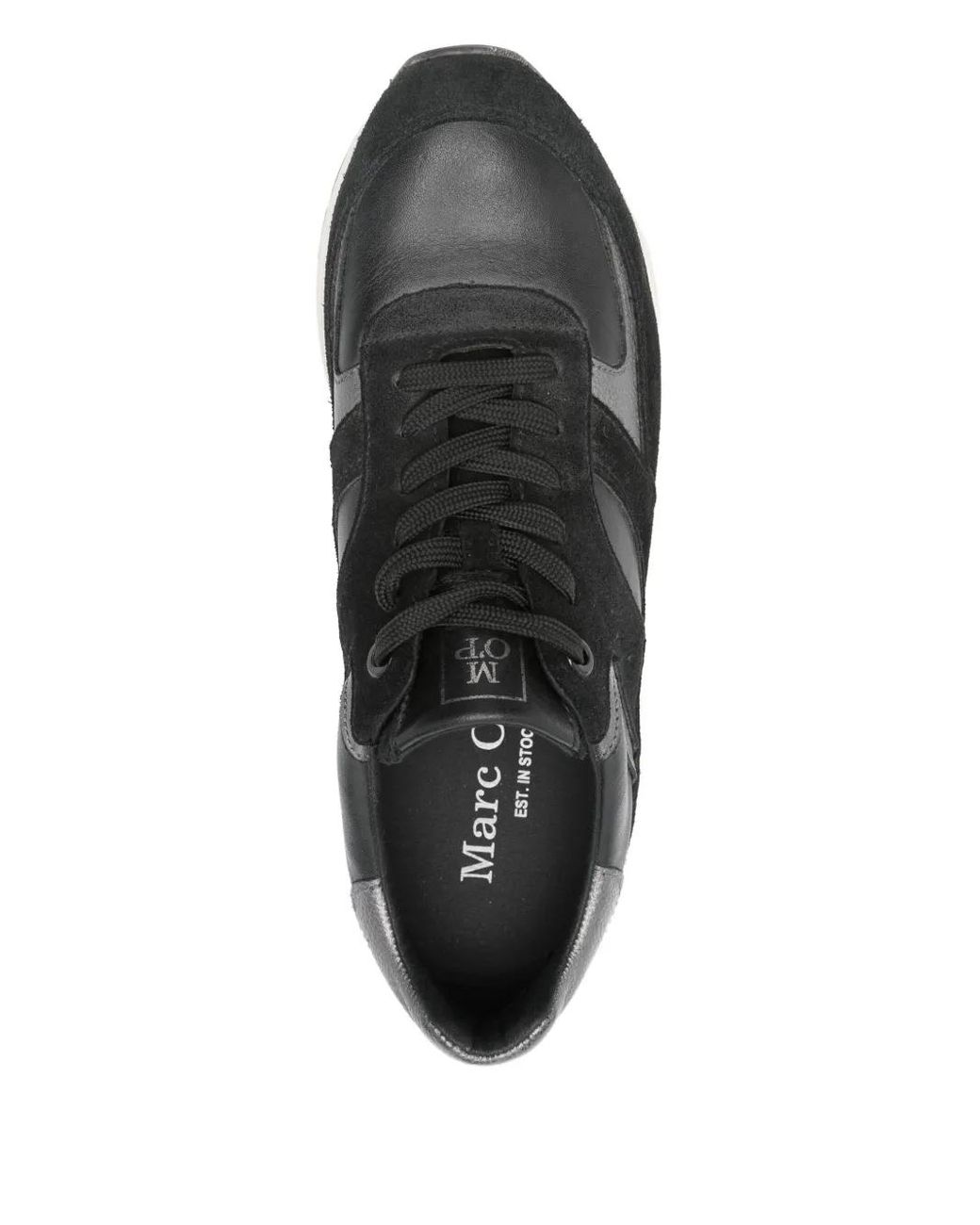 Marc O' Polo Black Leather Trainers