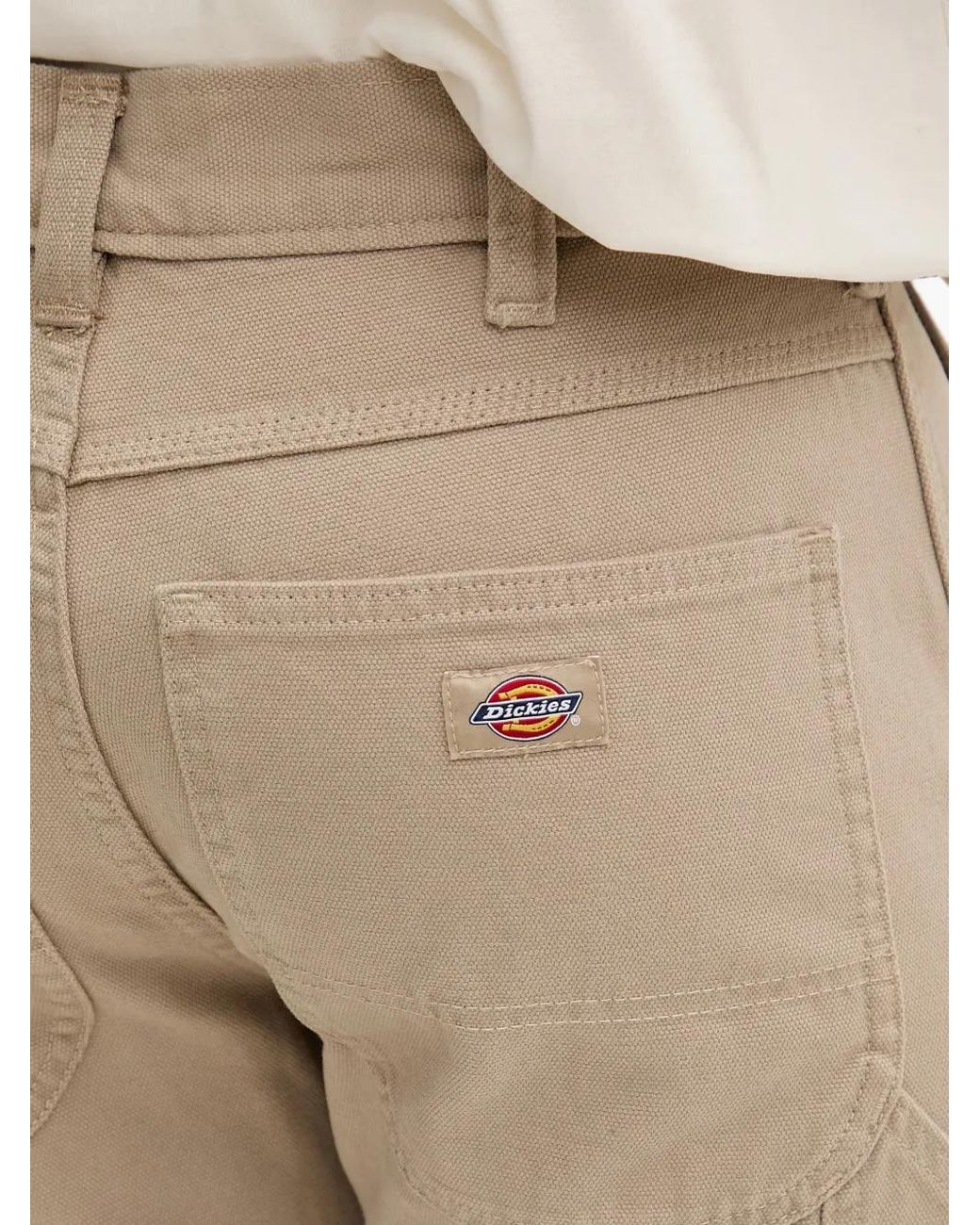 Dickies Carpenter-Hose Mit Logo-Patch in Natural für Herren