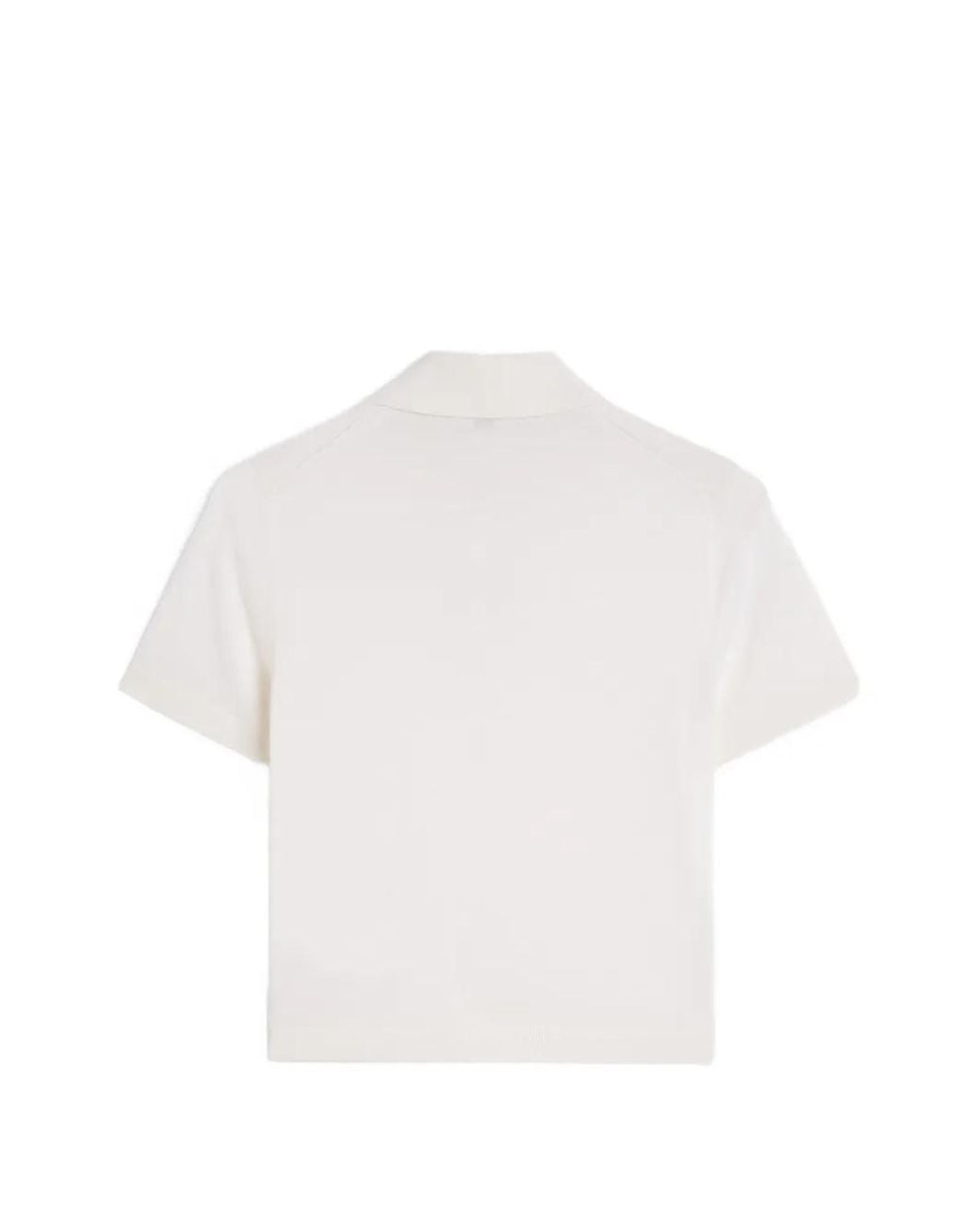 Jil Sander Wollen Poloshirt in het White