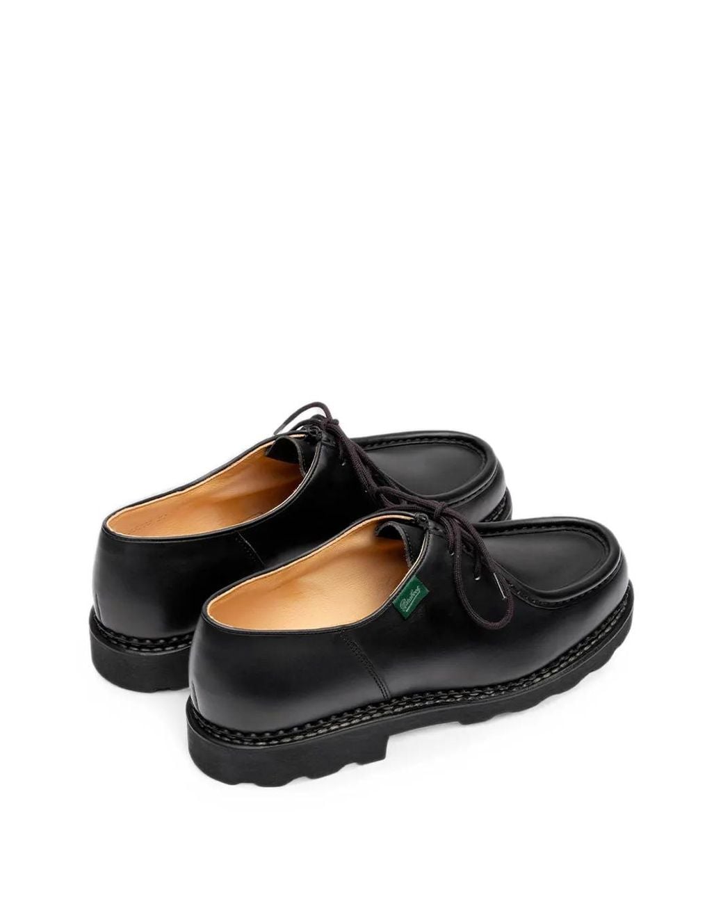 Paraboot White Chambord Boat Shoes for men