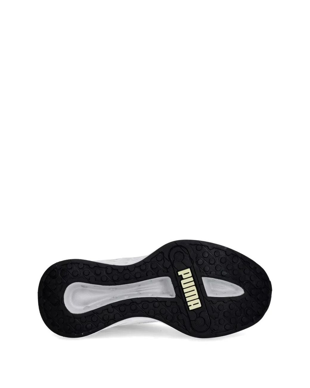 PUMA White Softride Panelled Sneakers