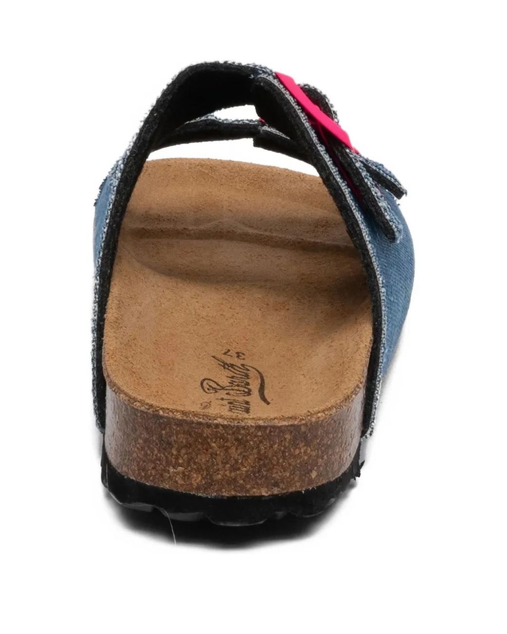 Mc2 Saint Barth Denim Sandalen Met Gespsluiting in het Blue voor heren