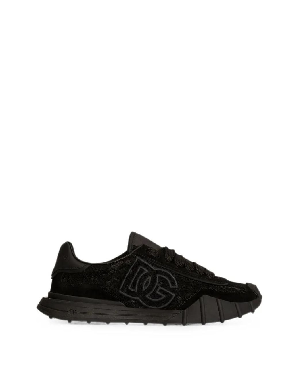 Dolce & Gabbana Black Dg Athletic Low-Top Lace Sneakers