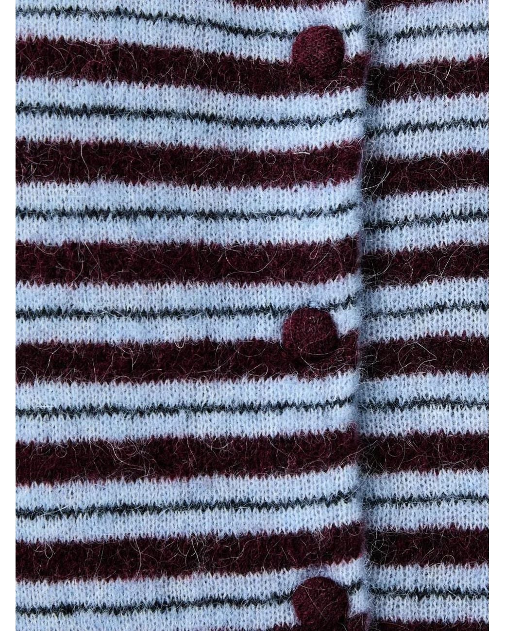Mos Mosh Blue Mmmilvi Striped Cardigan