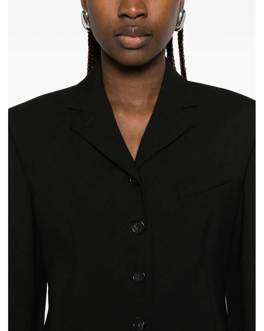 Max Mara Cosetta Blazer Met Knopen in het Black
