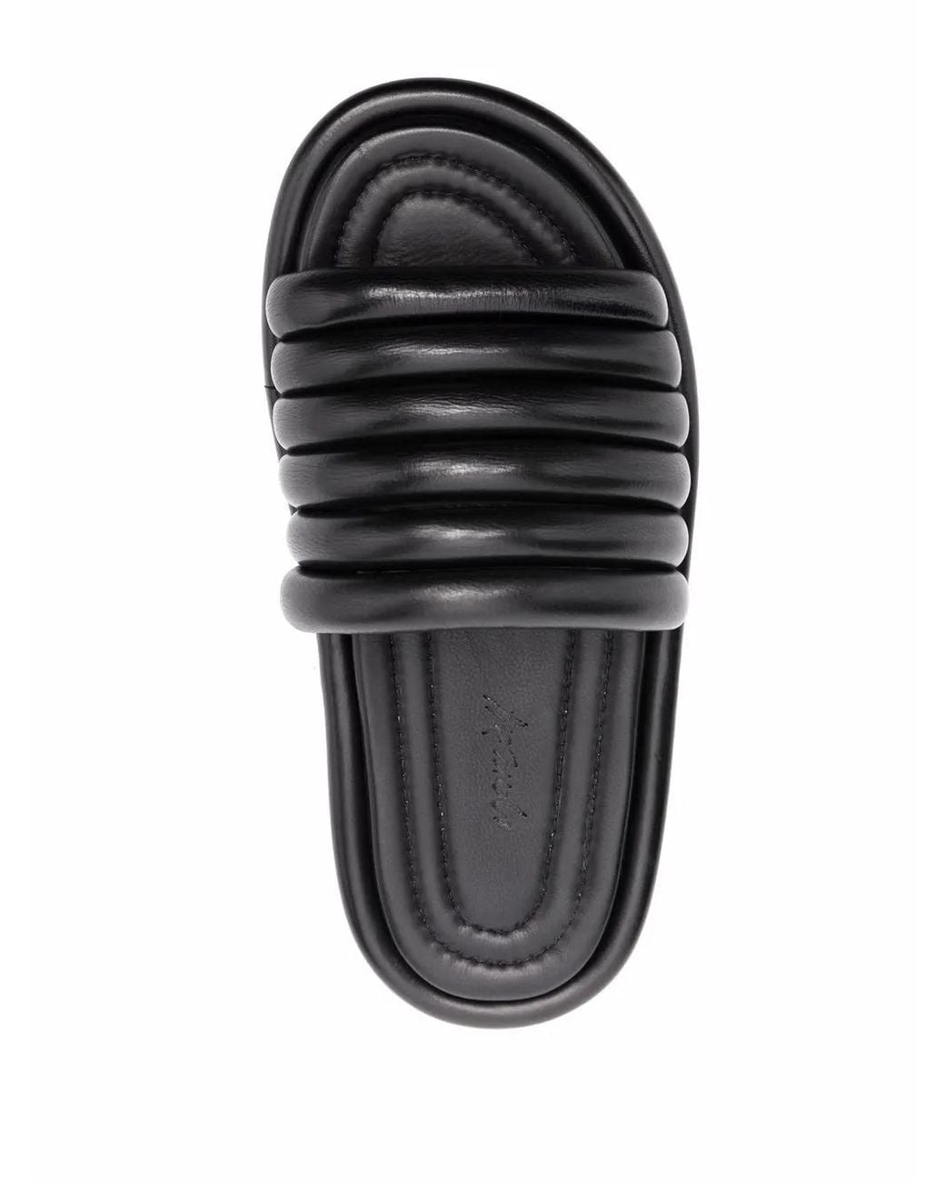 Marsèll Black Spalmata Tubular Sandals